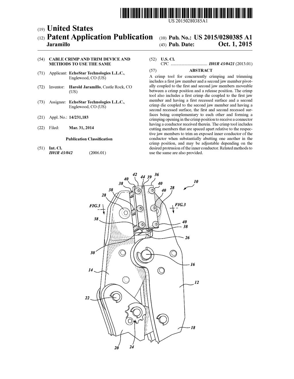 CABLE CRIMP AND TRIM DEVICE AND METHODS TO USE THE SAME - diagram, schematic, and image 01