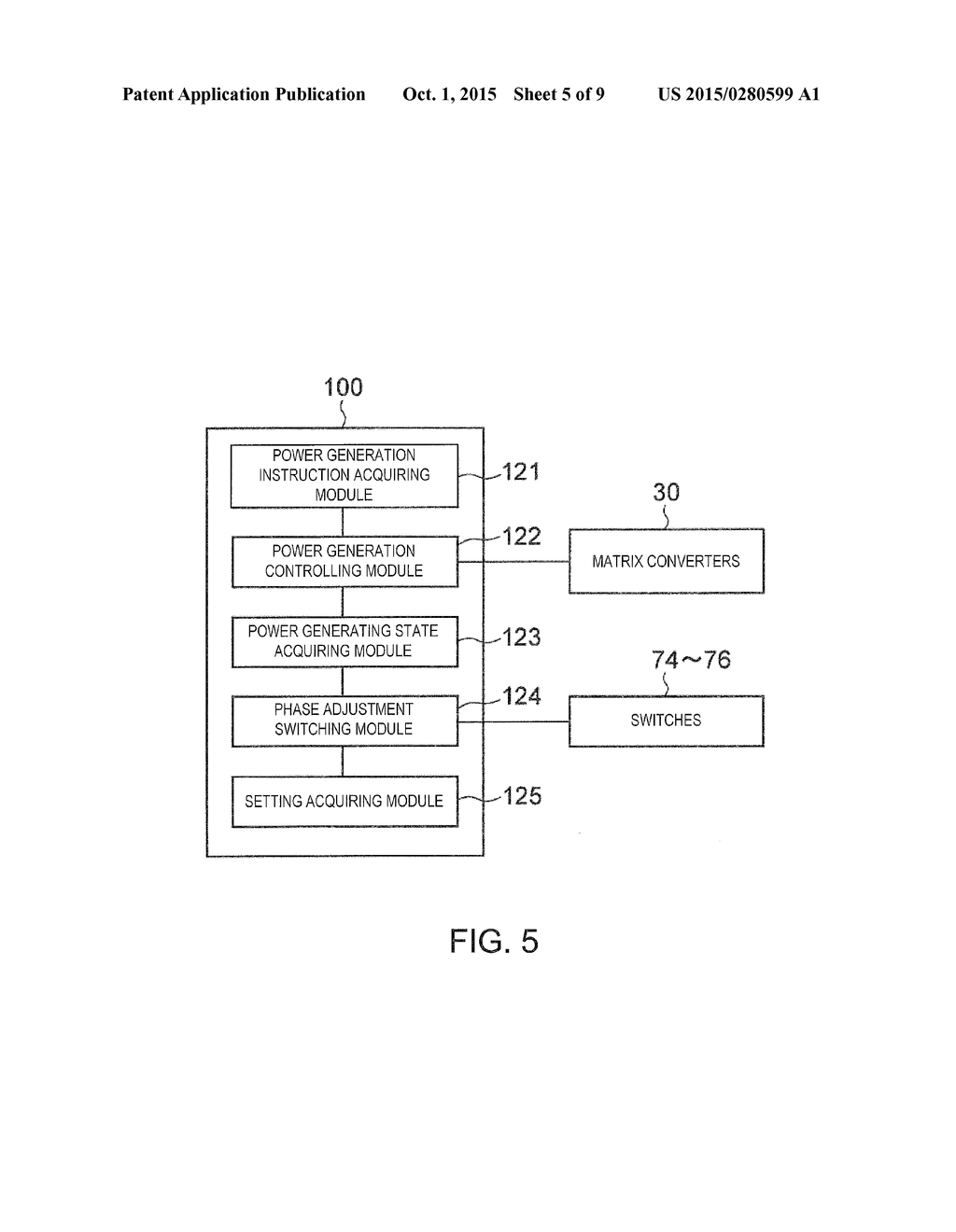 POWER GENERATING DEVICE, CONTROL DEVICE, CONTROLLING METHOD AND POWER     GENERATION SYSTEM - diagram, schematic, and image 06