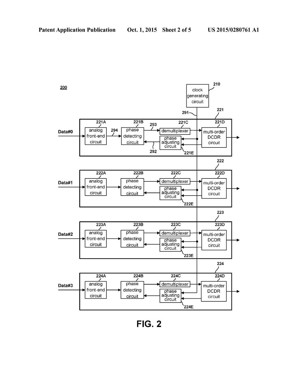 MULTI-LANE SERIAL LINK SIGNAL RECEIVING SYSTEM - diagram, schematic, and image 03