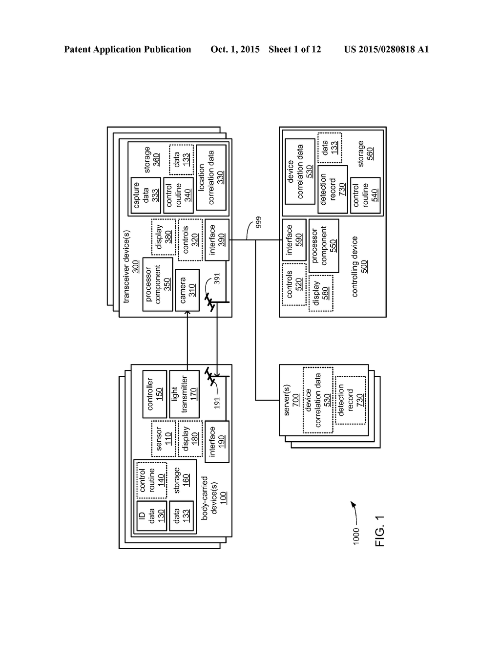 TECHNIQUES FOR COMMUNICATION WITH BODY-CARRIED DEVICES - diagram, schematic, and image 02