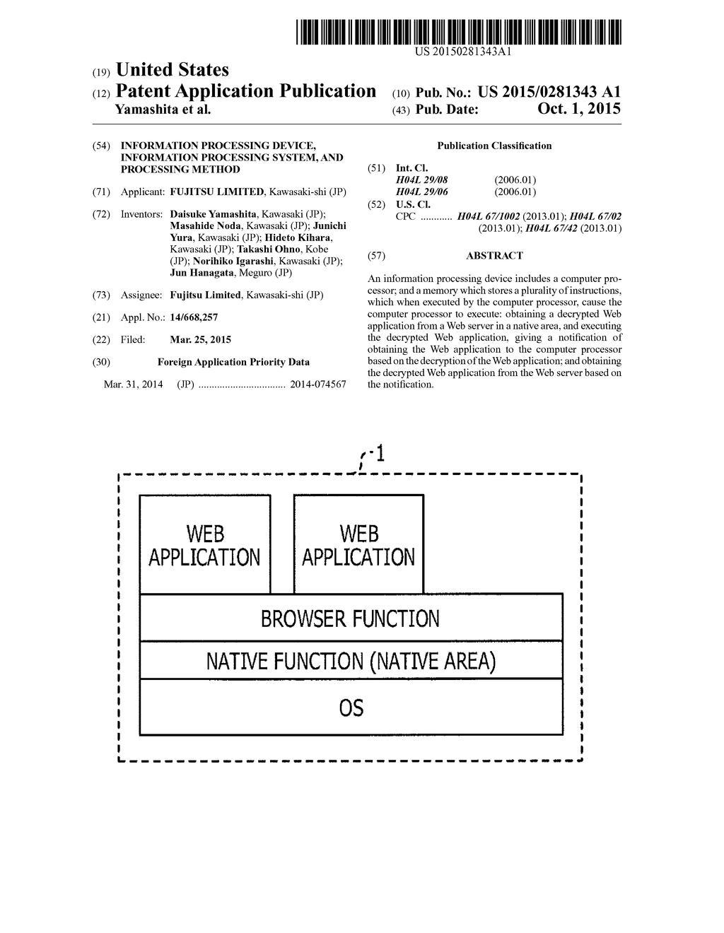 INFORMATION PROCESSING DEVICE, INFORMATION PROCESSING SYSTEM, AND     PROCESSING METHOD - diagram, schematic, and image 01