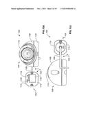 SECURITY CAMERA WITH ADJUSTABLE LENS AIMING MECHANISM diagram and image