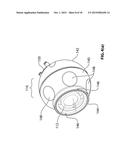 SECURITY CAMERA WITH ADJUSTABLE LENS AIMING MECHANISM diagram and image