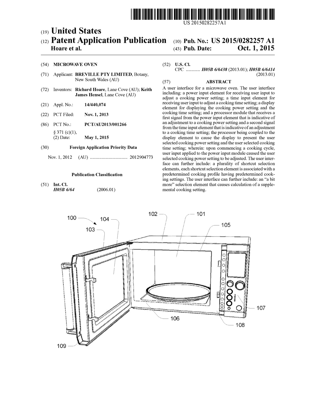 MICROWAVE OVEN - diagram, schematic, and image 01