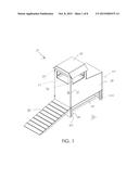 Elevated Drive-In Hunting Blind diagram and image