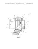 Elevated Drive-In Hunting Blind diagram and image