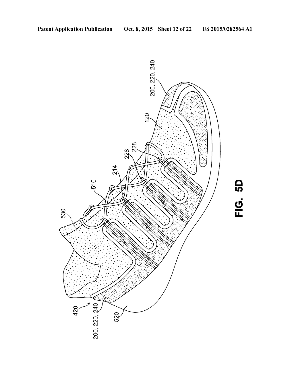 COMPONENTS FOR ARTICLES OF FOOTWEAR INCLUDING LIGHTWEIGHT, SELECTIVELY     SUPPORTED TEXTILE COMPONENTS - diagram, schematic, and image 13