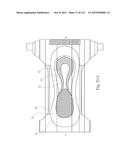 Absorbent Articles Having Zones diagram and image