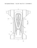 Absorbent Articles Having Zones diagram and image