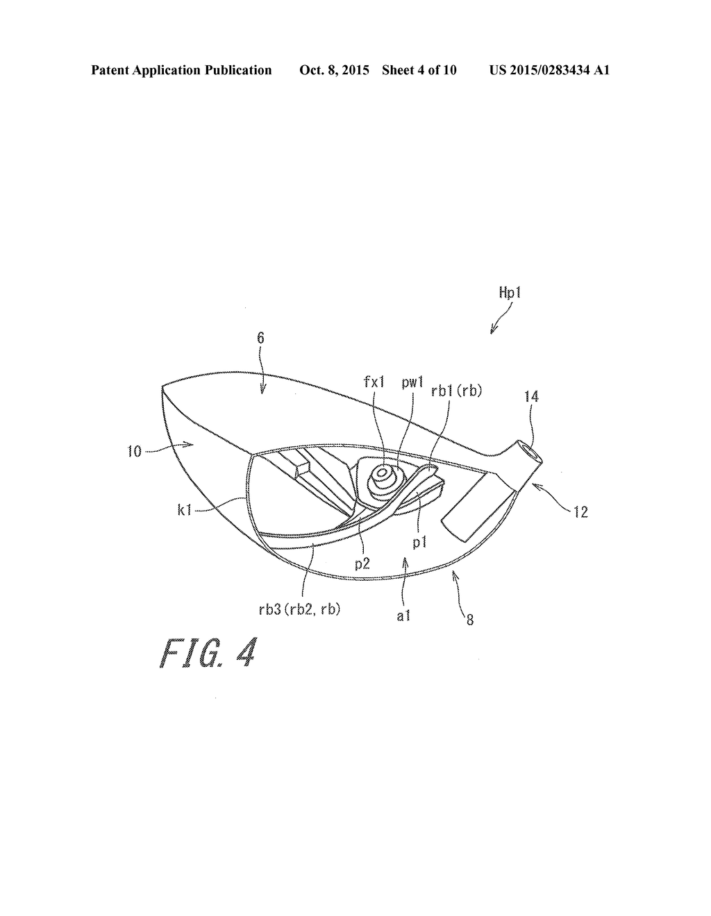 GOLF CLUB HEAD - diagram, schematic, and image 05