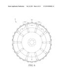 WHEEL AND TIRE ASSEMBLY INCLUDING A COLLAPSIBLE WHEEL diagram and image