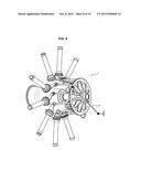 DEVICE FOR CONTROLLING BLADE ANGLE, AND PROPELLER diagram and image