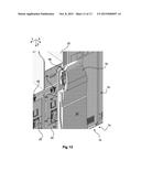 Apparatus For Holding A Cabin Attendant Seat, Cabin Arrangement In A     Vehicle And Vehicle Having A Cabin And Such A Cabin Arrangement diagram and image