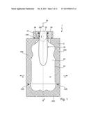 APPARATUS AND METHOD FOR PRODUCING A PLASTIC BOTTLE AND FOR FILLING IT     WITH A FILLING PRODUCT diagram and image