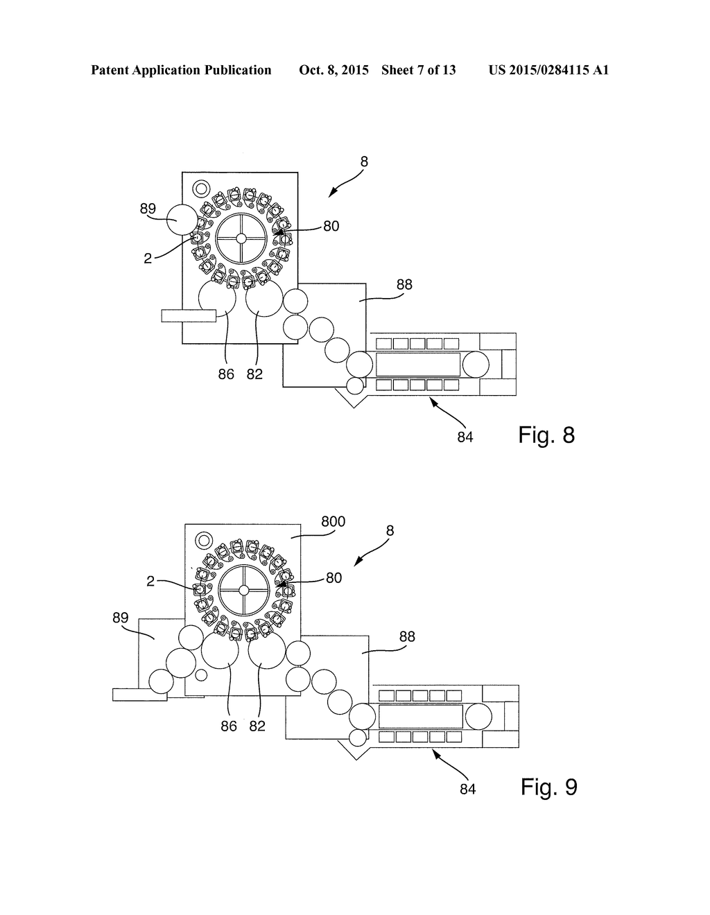 APPARATUS AND METHOD FOR PRODUCING A PLASTIC BOTTLE AND FOR FILLING IT     WITH A FILLING PRODUCT - diagram, schematic, and image 08