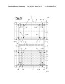 DEVICE AND METHOD FOR STACKING AND DE-STACKING GOODS CARRIERS diagram and image