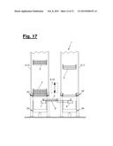 DEVICE AND METHOD FOR STACKING AND DE-STACKING GOODS CARRIERS diagram and image