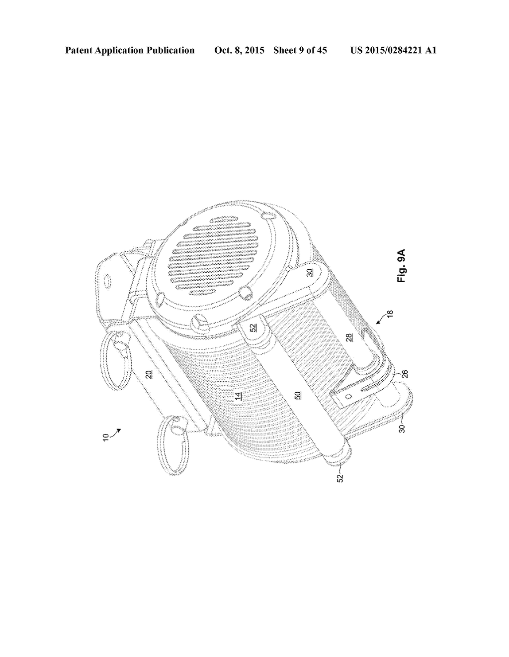 Compact Motorized Lifting Device - diagram, schematic, and image 10