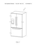 REFRIGERATOR WITH AUTOMATIC LIQUID DISPENSER diagram and image