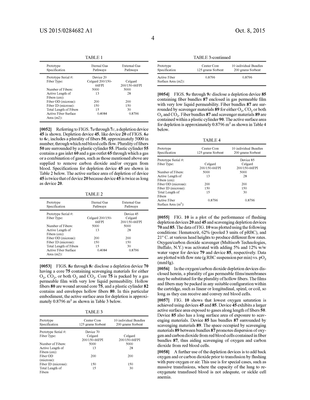 BLOOD STORAGE BAG SYSTEM AND DEPLETION DEVICES WITH OXYGEN AND CARBON     DIOXIDE DEPLETION CAPABILITIES - diagram, schematic, and image 19