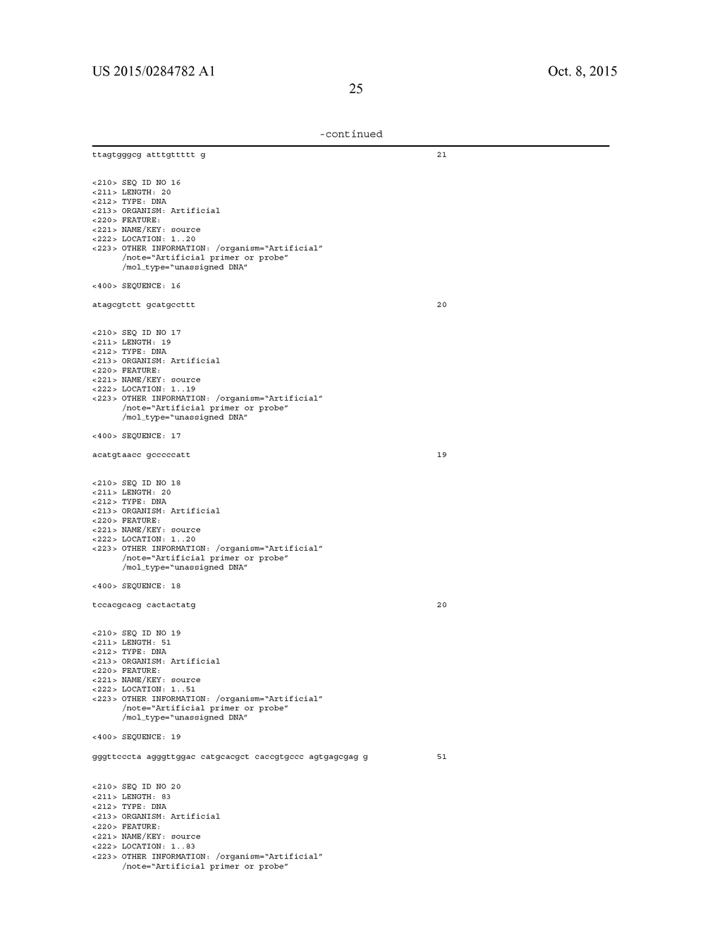 METHOD FOR THE SIMULTANEOUS DETECTION OF MULTIPLE NUCLEIC ACID SEQUENCES     IN A SAMPLE - diagram, schematic, and image 41