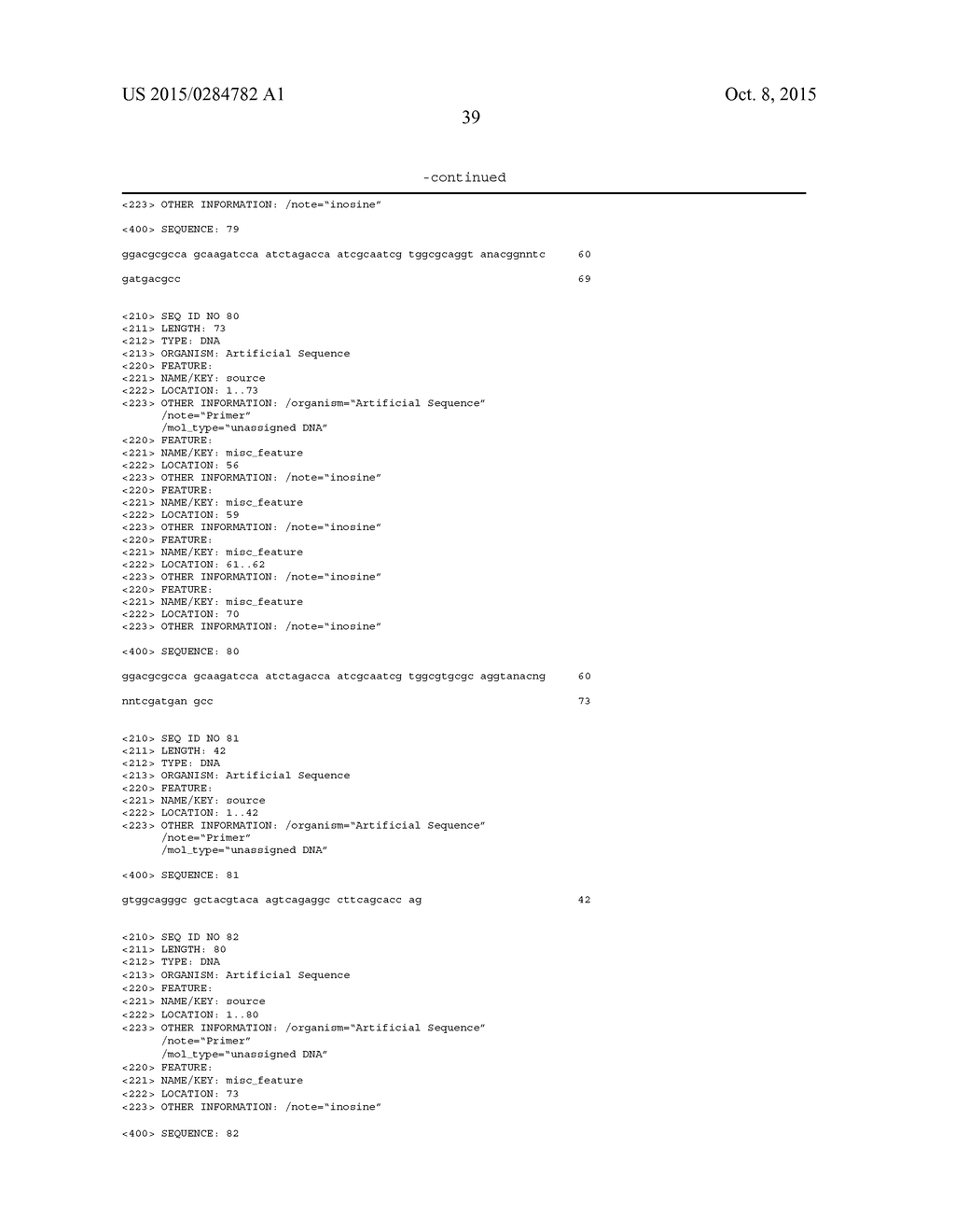 METHOD FOR THE SIMULTANEOUS DETECTION OF MULTIPLE NUCLEIC ACID SEQUENCES     IN A SAMPLE - diagram, schematic, and image 55