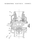 COMPRESSOR STAGE OF A TURBOCHARGER WITH FLOW AMPLIFIER diagram and image