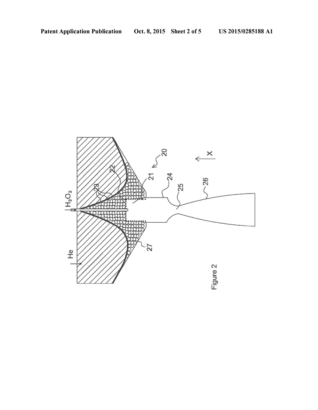 ANAEROBIC HYBRID PROPULSION DEVICE WITH FUEL PRESENT IN THE FORM OF     DIVIDED SOLIDS - diagram, schematic, and image 03