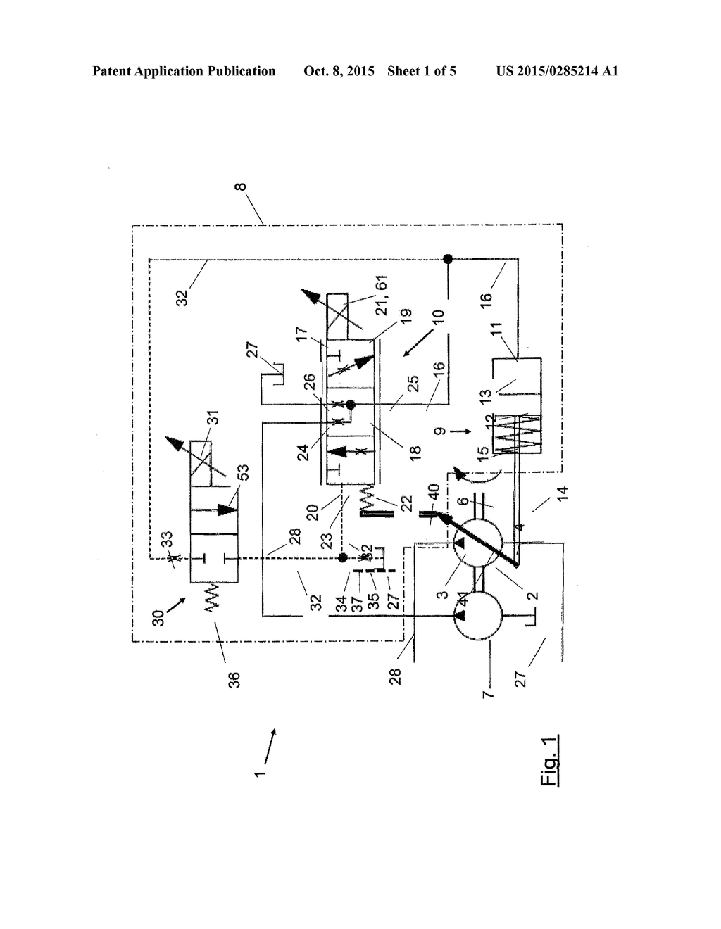 SWITCHABLE HYDROSTATIC ADJUSTING DEVICE - diagram, schematic, and image 02