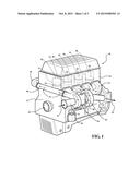 TURBOCHARGER BEARING HOUSING OIL GROOVE diagram and image