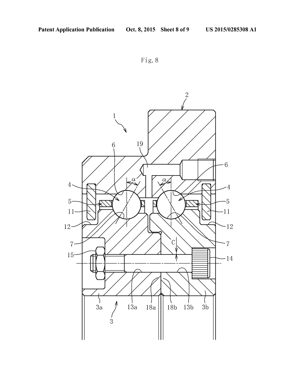 DOUBLE-ROW ROLLING BEARING - diagram, schematic, and image 09