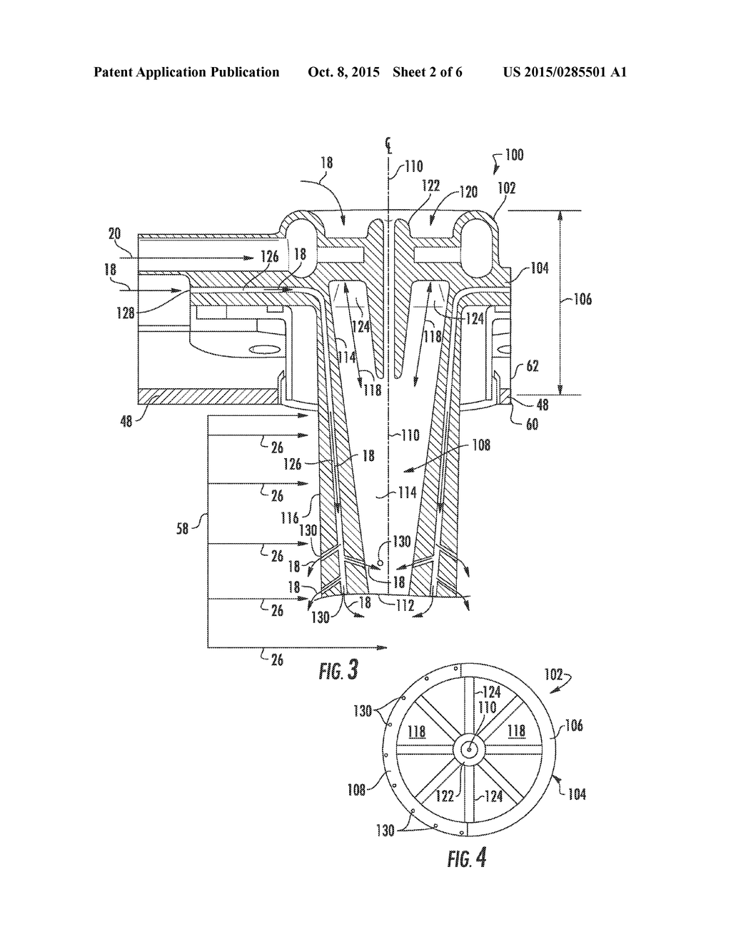 SYSTEM FOR COOLING A FUEL INJECTOR EXTENDING INTO A COMBUSTION GAS FLOW     FIELD AND METHOD FOR MANUFACTURE - diagram, schematic, and image 03