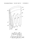 SYSTEM FOR COOLING A FUEL INJECTOR EXTENDING INTO A COMBUSTION GAS FLOW     FIELD AND METHOD FOR MANUFACTURE diagram and image