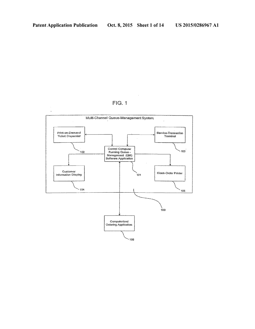 SYSTEM FOR QUEUE AND SERVICE MANAGEMENT - diagram, schematic, and image 02