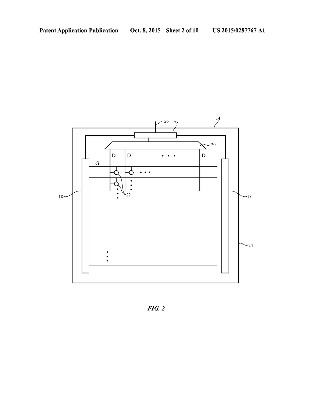 Organic Light-Emitting Diode Display With Varying Anode Pitch - diagram, schematic, and image 03