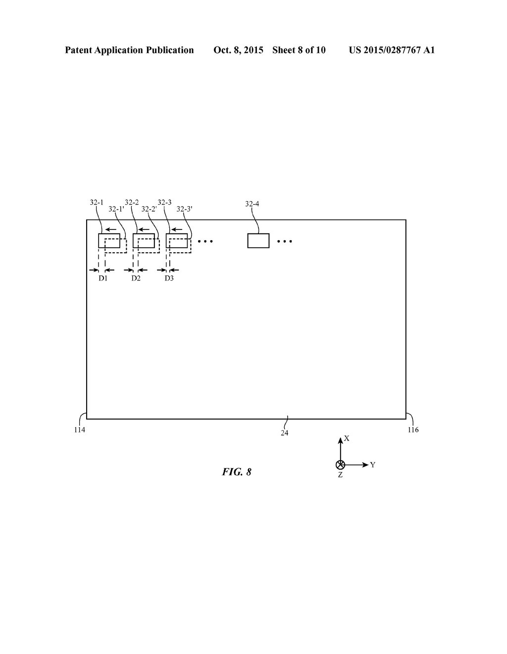 Organic Light-Emitting Diode Display With Varying Anode Pitch - diagram, schematic, and image 09