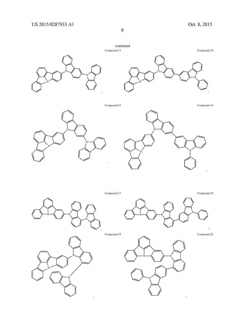 ORGANIC ELECTROLUMINESCENT MATERIALS AND DEVICES - diagram, schematic, and image 12