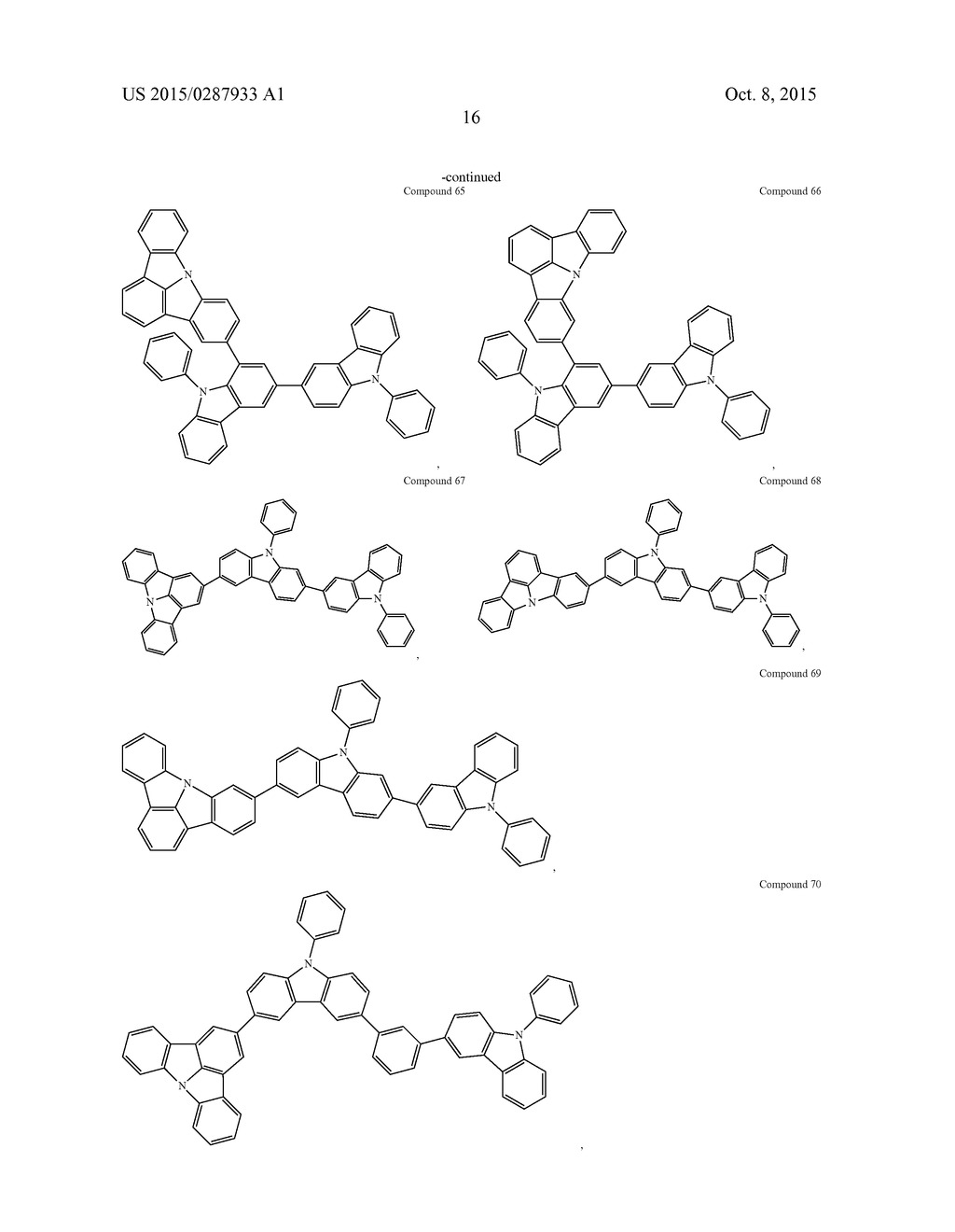 ORGANIC ELECTROLUMINESCENT MATERIALS AND DEVICES - diagram, schematic, and image 19