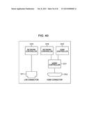 COMMUNICATION SYSTEM, TRANSMISSION DEVICE, RECEPTION DEVICE, COMMUNICATION     METHOD, PROGRAM, AND COMMUNICATION CABLE diagram and image