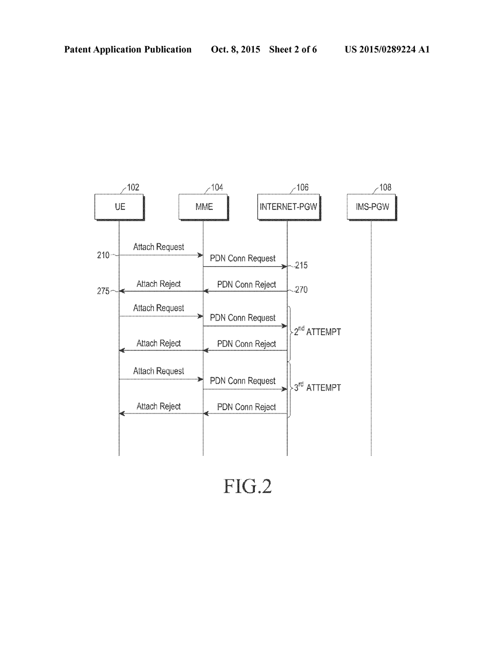 METHOD AND SYSTEM TO IMPROVE REGISTRATION FOR VoLTE DEVICES IN LTE     NETWORKS - diagram, schematic, and image 03