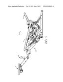 ZERO-WALL CLEARANCE LINKAGE MECHANISM INCLUDING A SINGLE DRIVE LINK diagram and image