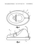 COLLAPSIBLE TRAVEL SEAT FOR INFANTS AND THE LIKE diagram and image