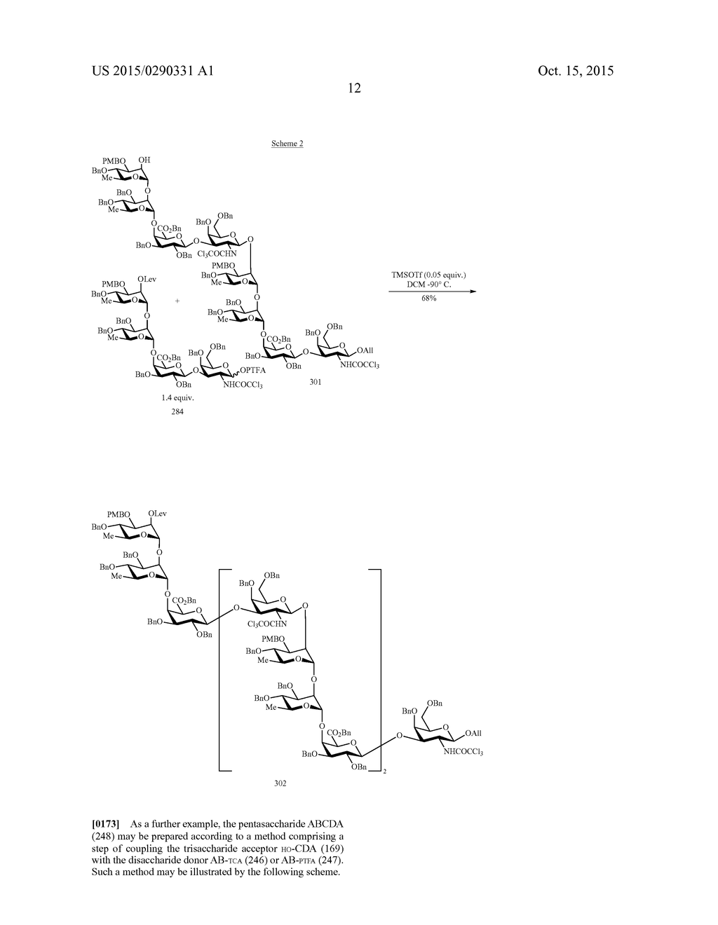 GLYCOCONJUGATES AND THEIR USE AS POTENTIAL VACCINES AGAINST INFECTION BY     SHIGELLA FLEXNERI - diagram, schematic, and image 13