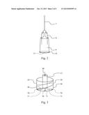 DISPOSABLE SYRINGE WITH RETRACTABLE NEEDLE diagram and image