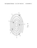 RACQUET STRING STRUCTURE WITH CUTTING MARKS diagram and image