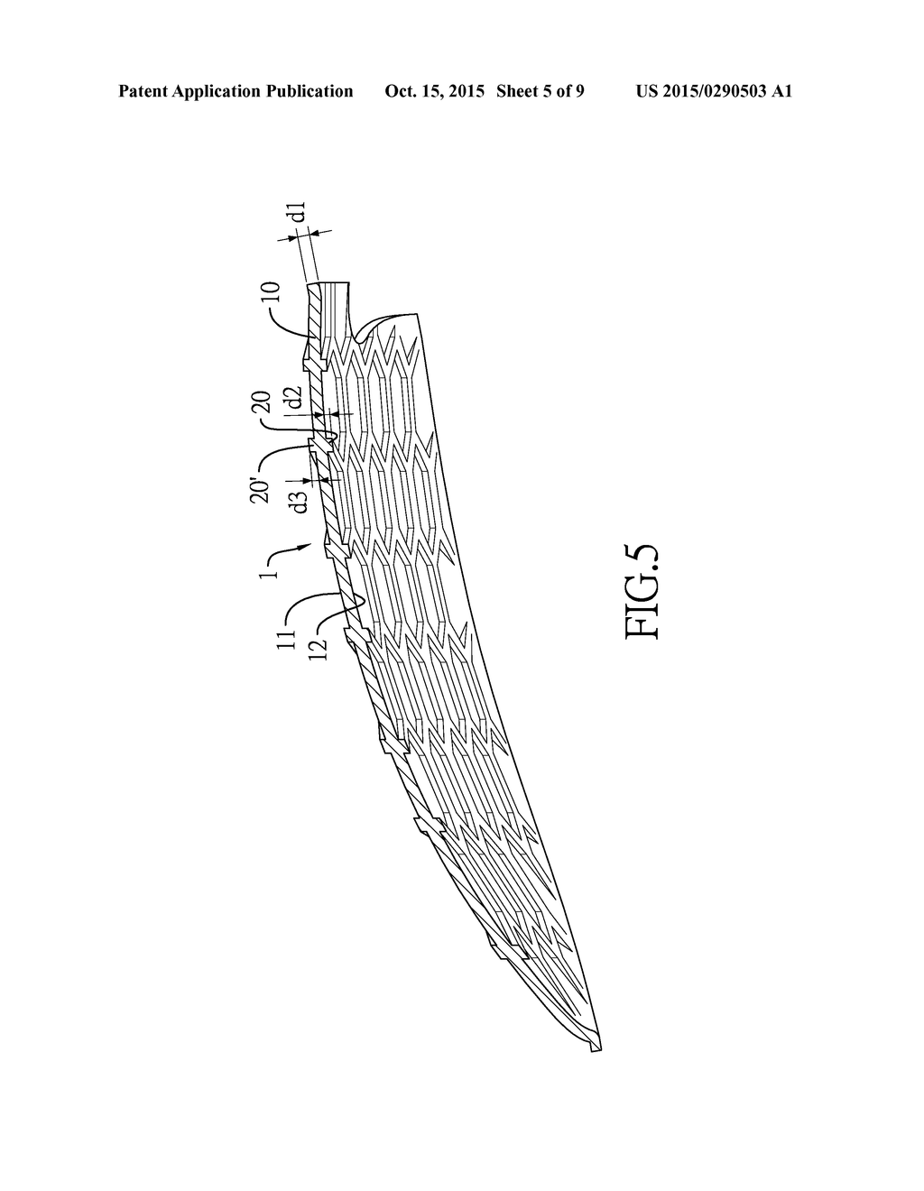 TOP CROWN OF A GOLF CLUB HEAD - diagram, schematic, and image 06