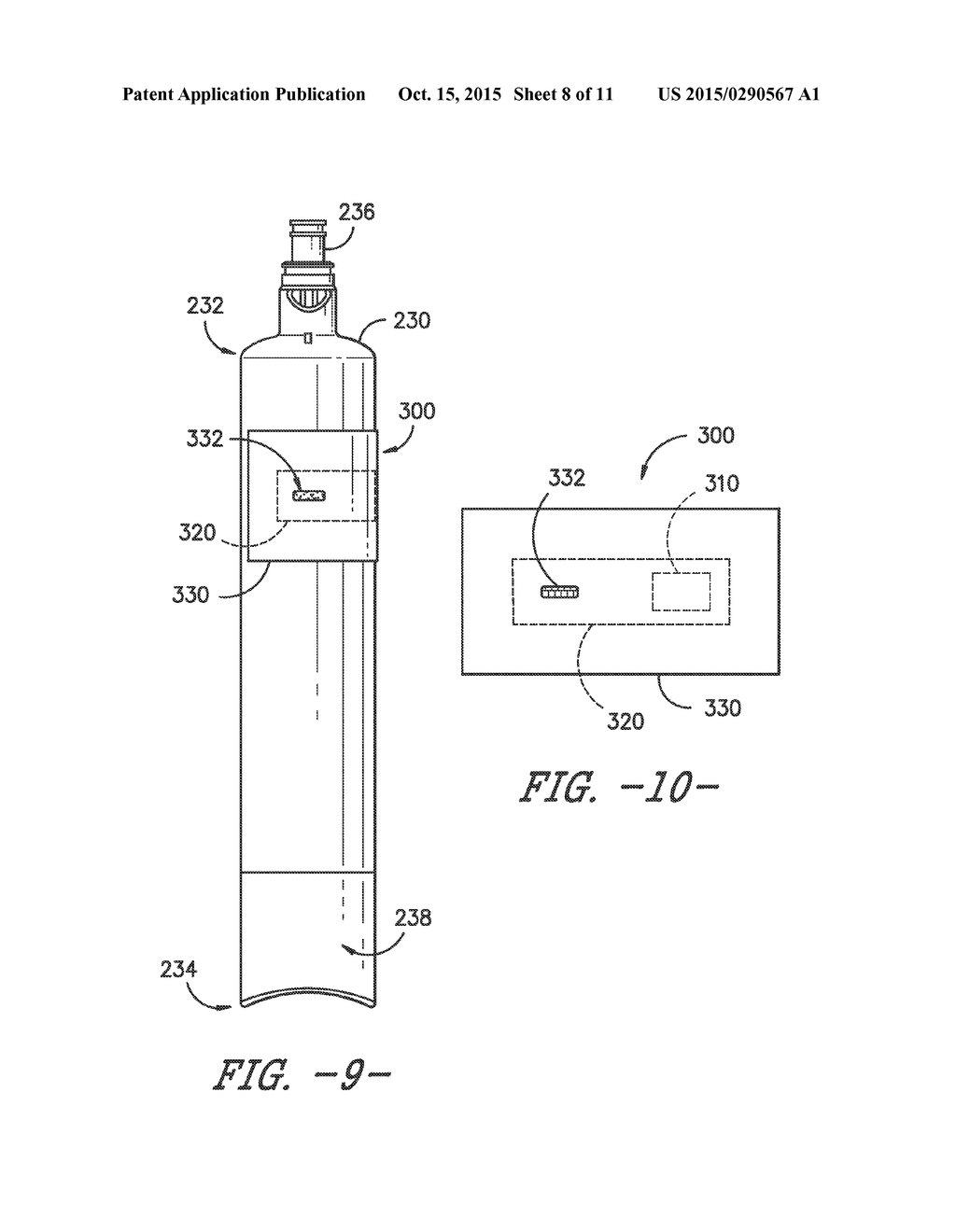 SYSTEM FOR DETECTING A LIQUID AND A WATER FILTER ASSEMBLY - diagram, schematic, and image 09