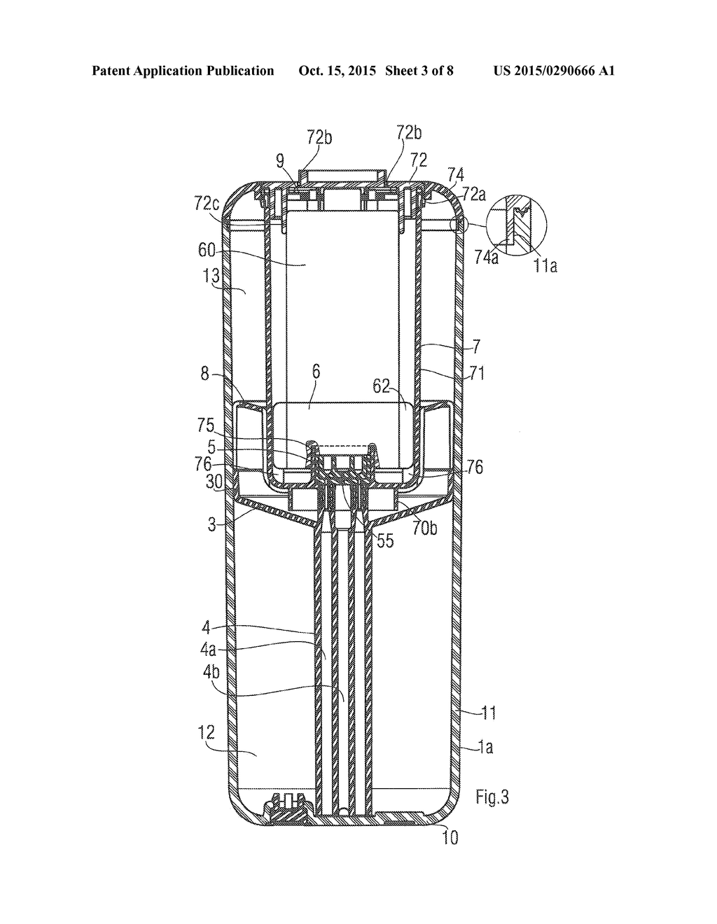 PLANNED OBSOLESCENCE CARTRIDGE, FOR PRODUCING AND DISPENSING AN AEROSOL,     AND SPRAYING APPARATUS COMPRISING SAME - diagram, schematic, and image 04