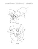 CUTTING TOOL AND CUTTING INSERT HAVING EXACTLY FOUR CUTTING PORTIONS     THEREFOR diagram and image