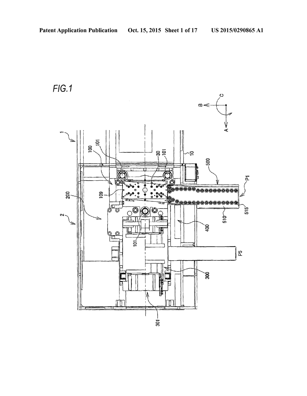 BLOW MOLDING MACHINE, MOLD COMPONENT MOUNTING METHOD AND MOLD UNIT - diagram, schematic, and image 02